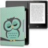 kwmobile Étui Compatible avec Tolino Vision 1/2 / 3/4 HD Coque - Étui à Rabat magnétique Tablette eReader Similicuir - Turquoise