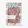 Kwmobile étui compatible avec tolino vision 1/2 / 3/4 hd coque - étui à rabat magnétique tablette ereader similicuir - jaune-ora
