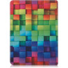 kwmobile Étui Compatible avec Tolino Vision 1/2 / 3/4 HD Coque - Étui à Rabat magnétique Tablette eReader Similicuir - Multicolo