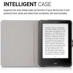 kwmobile Étui Compatible avec Tolino Vision 1/2 / 3/4 HD Coque - Étui à Rabat magnétique Tablette eReader Similicuir - Multicolo