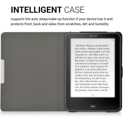 kwmobile Étui Compatible avec Tolino Vision 1/2 / 3/4 HD Coque - Étui à Rabat magnétique Tablette eReader Similicuir - Multicolo