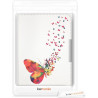 kwmobile Étui Compatible avec Tolino Vision 1/2 / 3/4 HD Coque - Étui à Rabat magnétique Tablette eReader Similicuir - Multicolo