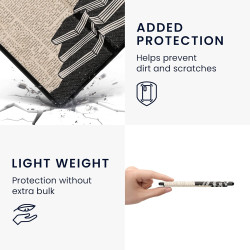 Kwmobile étui compatible avec amazon kindle oasis 10. generation coque - étui à rabat magnétique tablette ereader similicuir - n