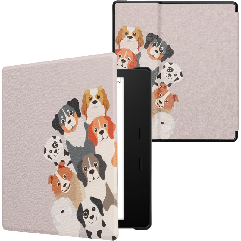 kwmobile Étui Compatible avec Amazon Kindle Oasis 10. Generation Coque - Étui à Rabat magnétique Tablette eReader Similicuir - M