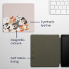 kwmobile Étui Compatible avec Amazon Kindle Oasis 10. Generation Coque - Étui à Rabat magnétique Tablette eReader Similicuir - M