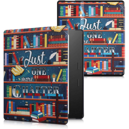 kwmobile Étui Compatible avec Amazon Kindle Oasis 10. Generation Coque - Étui à Rabat magnétique Tablette eReader Similicuir - M