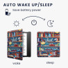 kwmobile Étui Compatible avec Amazon Kindle Oasis 10. Generation Coque - Étui à Rabat magnétique Tablette eReader Similicuir - M