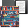 kwmobile Étui Compatible avec Amazon Kindle Oasis 10. Generation Coque - Étui à Rabat magnétique Tablette eReader Similicuir - M