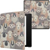 kwmobile Étui Compatible avec Amazon Kindle Oasis 10. Generation Coque - Étui à Rabat magnétique Tablette eReader Similicuir - B