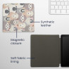 kwmobile Étui Compatible avec Amazon Kindle Oasis 10. Generation Coque - Étui à Rabat magnétique Tablette eReader Similicuir - B
