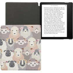 kwmobile Étui Compatible avec Amazon Kindle Oasis 10. Generation Coque - Étui à Rabat magnétique Tablette eReader Similicuir - B