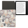 kwmobile Étui Compatible avec Amazon Kindle Oasis 10. Generation Coque - Étui à Rabat magnétique Tablette eReader Similicuir - B