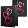 kwmobile Étui Compatible avec Amazon Kindle Oasis 10. Generation Coque - Étui à Rabat magnétique Tablette eReader Similicuir - R