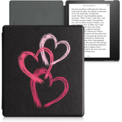 kwmobile Étui Compatible avec Amazon Kindle Oasis 10. Generation Coque - Étui à Rabat magnétique Tablette eReader Similicuir - R