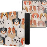 kwmobile Étui Compatible avec Amazon Kindle Oasis 10. Generation Coque - Étui à Rabat magnétique Tablette eReader Similicuir - B
