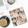 kwmobile Étui Compatible avec Amazon Kindle Oasis 10. Generation Coque - Étui à Rabat magnétique Tablette eReader Similicuir - B