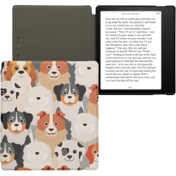 kwmobile Étui Compatible avec Amazon Kindle Oasis 10. Generation Coque - Étui à Rabat magnétique Tablette eReader Similicuir - B
