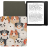 kwmobile Étui Compatible avec Amazon Kindle Oasis 10. Generation Coque - Étui à Rabat magnétique Tablette eReader Similicuir - B