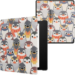 kwmobile Étui Compatible avec Amazon Kindle Oasis 10. Generation Coque - Étui à Rabat magnétique Tablette eReader Similicuir - G