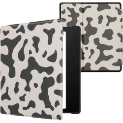 kwmobile Étui Compatible avec Amazon Kindle Oasis 10. Generation Coque - Étui à Rabat magnétique Tablette eReader Similicuir - N