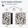 kwmobile Étui Compatible avec Amazon Kindle Oasis 10. Generation Coque - Étui à Rabat magnétique Tablette eReader Similicuir - N