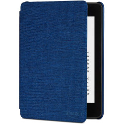 Étui en tissu protégeant de l'eau pour kindle paperblanc (10ème génération - modèle 2018), bleu