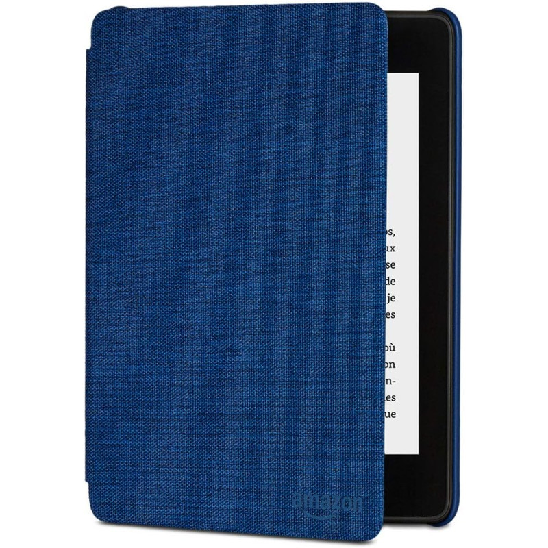 Étui en tissu protégeant de l'eau pour kindle paperblanc (10ème génération - modèle 2018), bleu