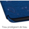 Étui en tissu protégeant de l'eau pour kindle paperblanc (10ème génération - modèle 2018), bleu