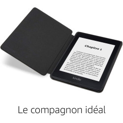 Étui en tissu protégeant de l'eau pour kindle paperblanc (10ème génération - modèle 2018), noir anthracite