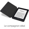 Étui en tissu protégeant de l'eau pour kindle paperblanc (10ème génération - modèle 2018), noir anthracite