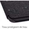 Étui en tissu protégeant de l'eau pour kindle paperblanc (10ème génération - modèle 2018), noir anthracite