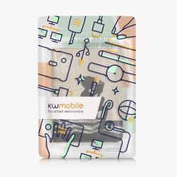 Kwmobile étui compatible avec amazon kindle paperblanc (2024)/colorsoft coque - étui à rabat magnétique tablette ereader similic