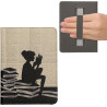 Kwmobile étui compatible avec amazon kindle paperblanc (2024)/colorsoft coque - étui à rabat magnétique tablette ereader similic