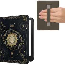 Kwmobile étui compatible avec amazon kindle paperblanc (2024)/colorsoft coque - étui à rabat magnétique tablette ereader similic