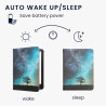 Kwmobile étui compatible avec amazon kindle paperblanc (2024)/colorsoft coque - étui à rabat magnétique tablette ereader similic