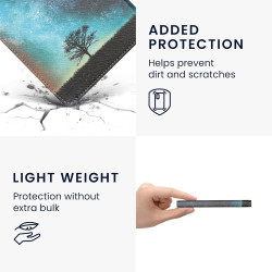 Kwmobile étui compatible avec amazon kindle paperblanc (2024)/colorsoft coque - étui à rabat magnétique tablette ereader similic
