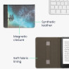 Kwmobile étui compatible avec amazon kindle paperblanc (2024)/colorsoft coque - étui à rabat magnétique tablette ereader similic