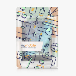 Kwmobile étui compatible avec amazon kindle paperblanc (2024)/colorsoft coque - étui à rabat magnétique tablette ereader similic