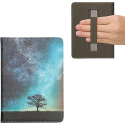 Kwmobile étui compatible avec amazon kindle paperblanc (2024)/colorsoft coque - étui à rabat magnétique tablette ereader similic