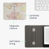 Kwmobile étui compatible avec amazon kindle paperblanc (2024)/colorsoft coque - étui à rabat magnétique tablette ereader similic