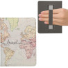 Kwmobile étui compatible avec amazon kindle paperblanc (2024)/colorsoft coque - étui à rabat magnétique tablette ereader similic