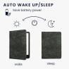 Kwmobile étui compatible avec amazon kindle paperblanc (2024)/colorsoft coque - étui à rabat magnétique tablette ereader similic