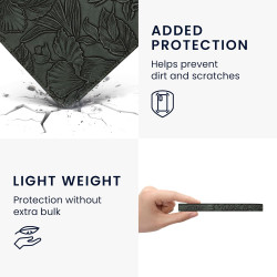 Kwmobile étui compatible avec amazon kindle paperblanc (2024)/colorsoft coque - étui à rabat magnétique tablette ereader similic