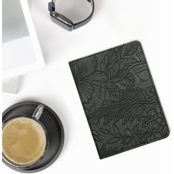 Kwmobile étui compatible avec amazon kindle paperblanc (2024)/colorsoft coque - étui à rabat magnétique tablette ereader similic