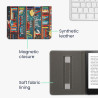 Kwmobile étui compatible avec amazon kindle paperblanc (2024)/colorsoft coque - étui à rabat magnétique tablette ereader similic