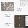 Kwmobile étui compatible avec amazon kindle paperblanc (2024)/colorsoft coque - étui à rabat magnétique tablette ereader similic