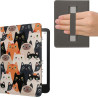 Kwmobile étui compatible avec amazon kindle paperblanc (2024)/colorsoft coque - étui à rabat magnétique tablette ereader similic