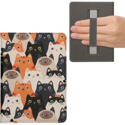 Kwmobile étui compatible avec amazon kindle paperblanc (2024)/colorsoft coque - étui à rabat magnétique tablette ereader similic