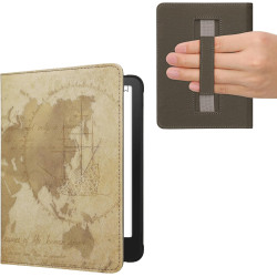 Kwmobile étui compatible avec amazon kindle paperblanc (2024)/colorsoft coque - étui à rabat magnétique tablette ereader similic