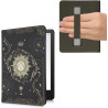 Kwmobile etui compatible avec kindle paperblanc 11e génération - étui à rabat magnétique tablette ereader similicuir avec sangle